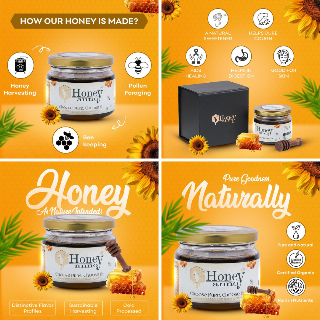 Experience the Pure Sweetness of Nature with HONEYANNO Honey